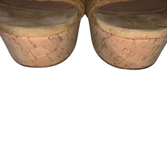 Veronica Beard Dali Cork Platform Wedge Womens Size 10 - Picture 8 of 12